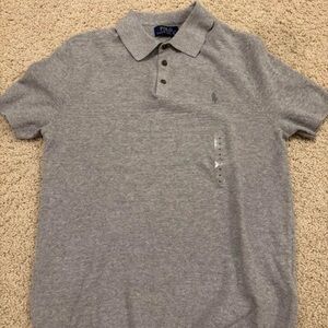 Polo by Ralph Lauren Classic Gray Polo knit Shirt
